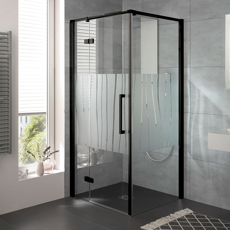 HSK Atelier Plan Duschtür mit Seitenwand 90 x 120 cm