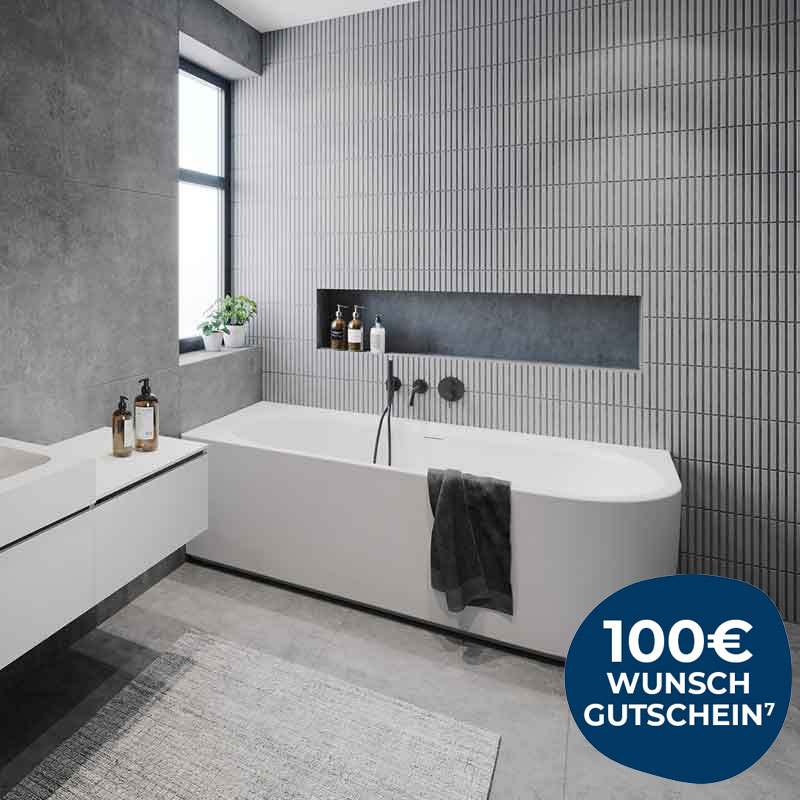 Riho Badewannen Eck-Badewanne 184 cm