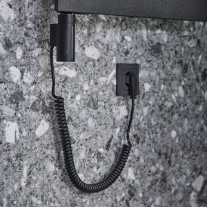 Heizstab: 6 - IP44, schwarz, 600W