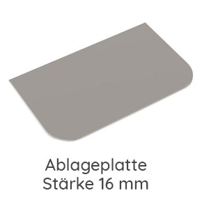 Abdeckplatte: für Anbauelement - 810 mm Breite