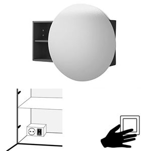 Schalter für Beleuchtung: Schalter und Raumschaltung