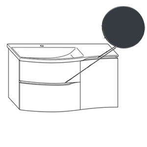 Griffvariante: Griffmulde in Anthrazit