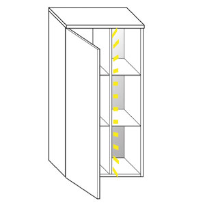 LED Zusatzbeleuchtung: vertikale LED-Beleuchtung 4.3 Watt