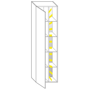 LED Zusatzbeleuchtung: vertikale LED-Beleuchtung 8 Watt