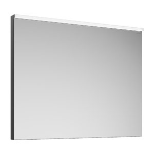 Ausführung Flächenspiegel: 80 cm - LED-Aufsatzleuchte, 7,4 W, 4250 K