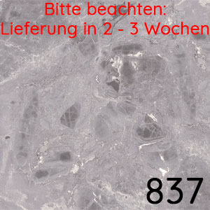 Farbe: Marmor Perlato-Grau LZ - Seidenmatt