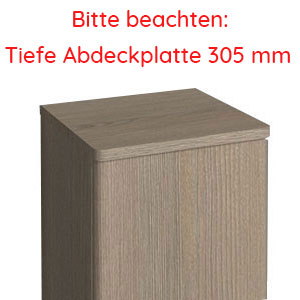 Abdeckplatte: Abdeckplatte 402 mm - Stärke 16 mm