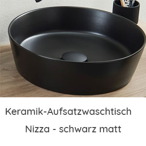 Waschtisch-Typ: Nizza - schwarz matt