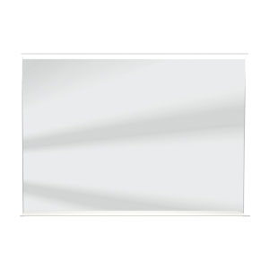 Ausführung Flächenspiegel: 100 cm - LED-Beleuchtung, Dimmer, 15,3 Watt, 2700-6400 K, w