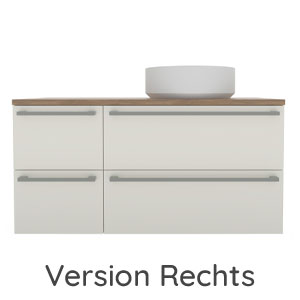 Ausführung Waschtisch: Waschtisch rechts