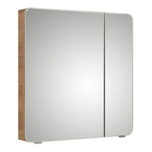 Ausführung Spiegelschrank: Große Tür links, kleine Tür rechts