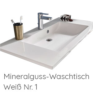 Waschtisch-Typ: Mineralguss Doppelwaschtisch 120,6 cm Breite