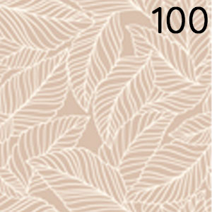 Motiv: Grafische Blätter Beige