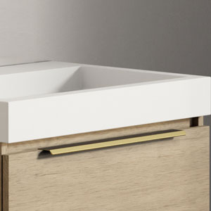 Griffvariante: 40 cm - gold