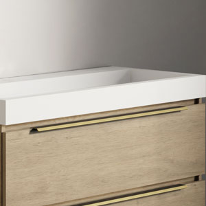 Griffvariante: 75 cm - gold