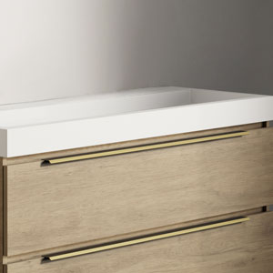 Griffvariante: 90 cm - gold