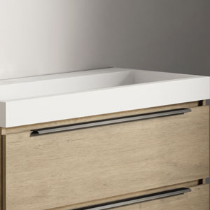 Griffvariante: 75 cm - Edelstahl