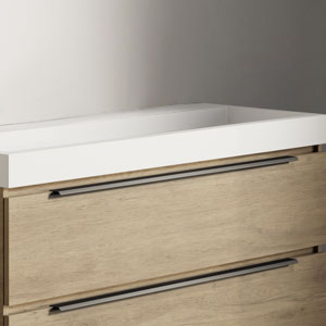 Griffvariante: 90 cm - Edelstahl