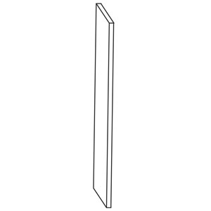 Seitenaufdopplung: für Mittelschränke - 1280 mm Höhe