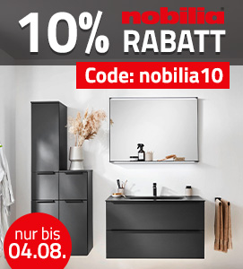 10% Rabatt auf Nobilia Badmöbel Sets