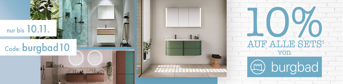 Burgbad 10% auf Sets