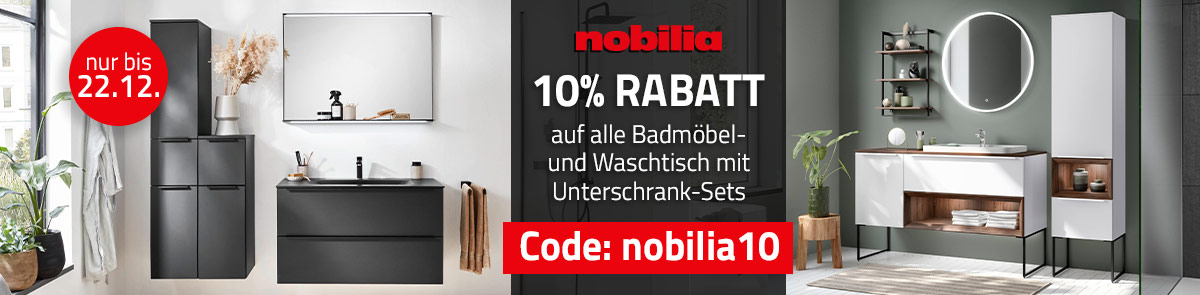 Nobilia 10% auf Sets - 12/25