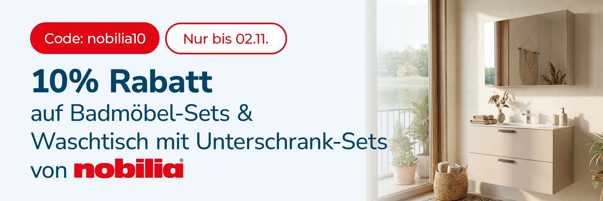 10% auf ausgewählte Sets von Nobilia