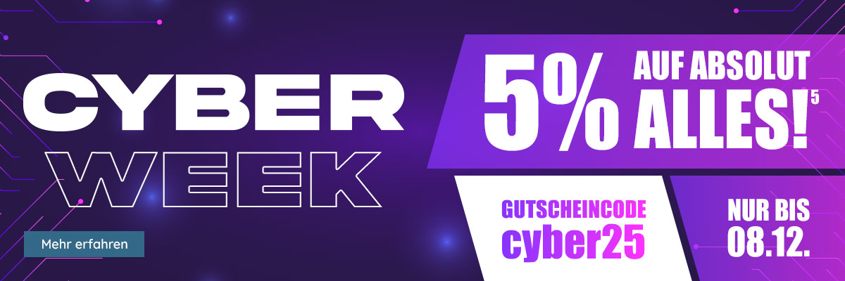 Cyberweek - 5% auf alles sparen