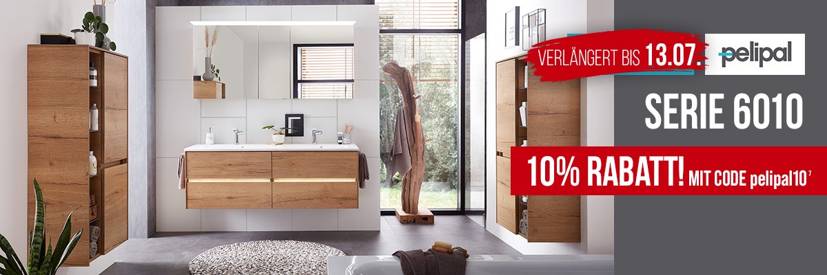 10% auf alle Pelipal Badmöbel der Serie 6010