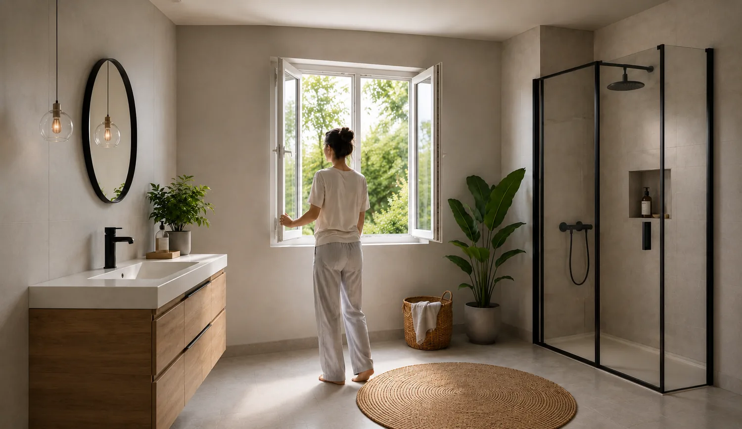 Richtig lüften im Badezimmer - So geht’s!
