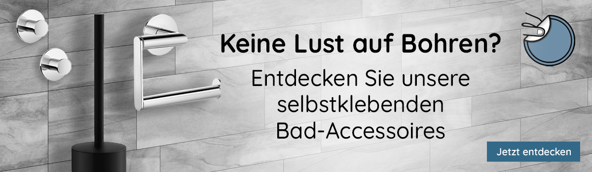Selbstklebende Badaccessoires